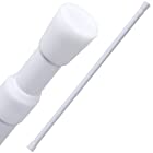送料無料アストロ つっぱり棒 バネ式 ホワイト 幅70~120cm 直径2.2cm 耐荷重約3kg 突っ張り棒 取り付け簡単 伸縮棒 ポール 731-06