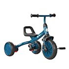 送料無料Yvolution Numa 三輪車 2-6歳 2in1 自転車 組み立てが簡単 軽量でポータブル キックバイク 子供へのプレゼントに最適です (Blue)