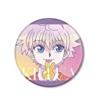 送料無料HUNTER x HUNTER キルア Ani Art clear label BIG缶バッジ