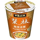 送料無料明星 中華三昧タテ型 榮林 酸辣湯麺 65g ×12個