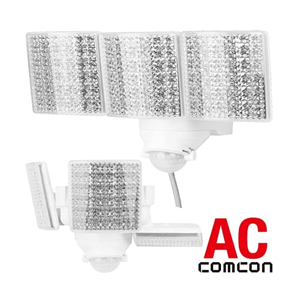 ヤマダモール | comcon センサーライト CLA-300 3灯式 AC コンセント