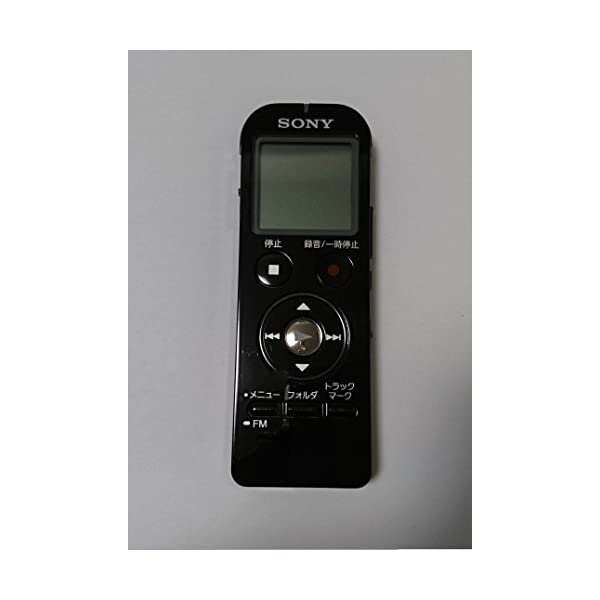 SONY ステレオICレコーダー FMチューナー付 B 4GB ブラック ICD-UX543F