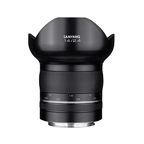 Samyang 単焦点広角レンズ Xp 14mm F2 4 マニュアルフォーカス ニコンf Ae用 電磁絞り対応 フルサイズ対応