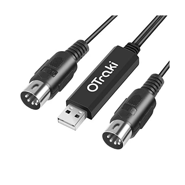 OTraki MIDI ケーブル USB インターフェース ケーブル キーボード 電子 ...