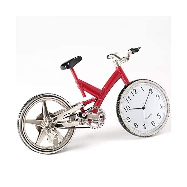 ミニチュアクロック 公式ストア Miniature Clock 好評にて期間延長 C3584-RD レッド Collection自転車