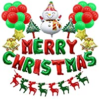 Runture クリスマス 飾り付け Merry Christmas 風船 クリスマス バルーン パーティー 装飾 お祝い ｎｂ ヤマダモール店