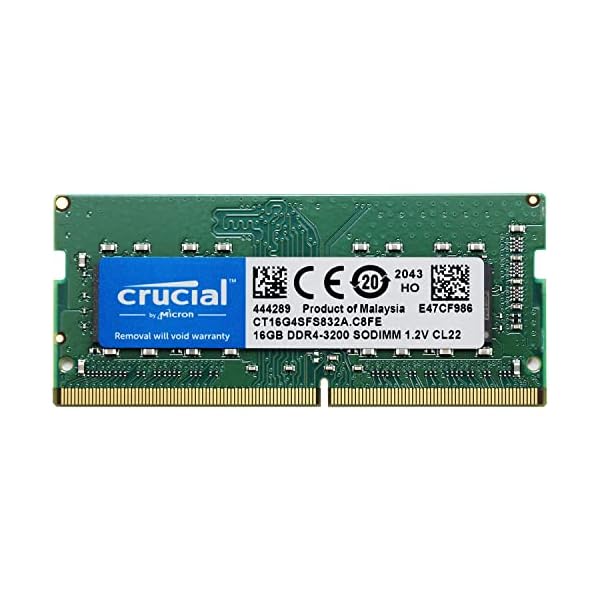 Crucial ノートPC用 メモリ PC4-25600(DDR4-3200) 16GB SODIMM 