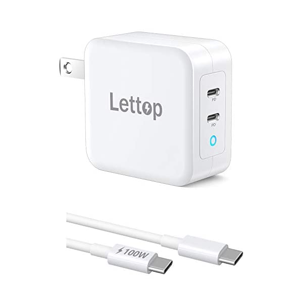 ヤマダモール | PD 充電器 Lettop USB-C充電器 100W 【GaN (窒化