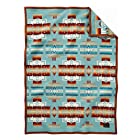 PENDLETON（ペンドルトン） Chief Joseph Crib Blanket Aqua(51128) ZD632