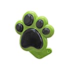 犬用リードフック フットプリント　イエローグリーン(黄緑色)＜LFP-DG504-G＞