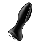 サティスファイヤー ローテータープラグ2+ ブラック/Satisfyer Rotator Plug 2+ Black 振動と回転のアナルバイブ 電動アナルプラグ アプリ対応 スイング 回転パール 強振動 シリコンアナル用 前立腺 大人のおもちゃ