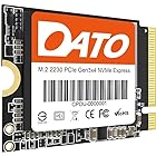 DATO(ダト) SSD 内蔵 DP330 M.2 2230 PCIe Gen3 x 4 NVMe 2TB 内蔵ソリッドステートドライブ (最大1700/1400 MB/s), Steam Deck Surface Pro8, Pro7+ など