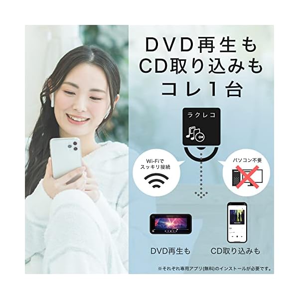 ヤマダモール | バッファロー ラクレコ iPhone スマホ DVD 再生 CD