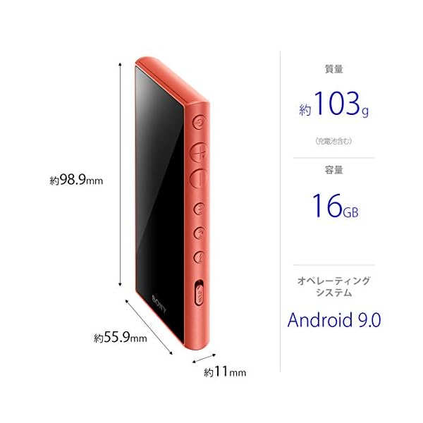 完売 ソニー ウォークマン 16GB Aシリーズ NW-A105 : ハイレゾ対応