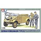 タミヤ 1/48 ミリタリーミニチュアシリーズ No.01 ドイツ陸軍 Pkw.K1キューベルワーゲン 82型 プラモデル 32501