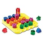 ラーニング リソーシズ(Learning Resources) 算数玩具 ボードゲーム 図形積み上げペグボード LER1572 正規品