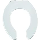 Bemis 955 CT 000 CommercialプラスチックToilet Seat with sta-tite Commercial Fasteningシステム、ラウンド、ホワイトby Bemis