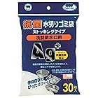 ボンスター 抗菌 水切りゴミ袋 30枚入り ストッキングタイプ 浅型排水口用 Ag+ 銀イオンで抗菌防臭加工 伸縮自在で丸型・角型・小判型にぴったりフィット M-237