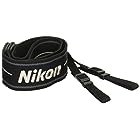 Nikon ネックストラップ 一眼レフ・ミラーレス用 45mm幅 ニコンロゴ ワイドデジタルストラップ ブラック 7054