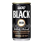 UCC ブラック無糖 コーヒー 缶コーヒー185ml×30本