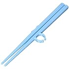 小森樹脂 箸 しつけ箸 ブルー 16.5cm 溝付きで掴みやすい 日本製