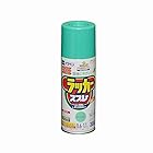 アサヒペン 塗料 ペンキ アスペンラッカースプレー 300ml エメラルド ラッカー スプレー ツヤあり 日光や雨に強い ノントルエン ノンキシレン だ円吹き パターン変更ノズル ガス抜きキャップ付き 日本製