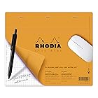 RHODIA(ロディア) メモ帳型マウスパッド クリックブロック マウスパッド メモ用紙30枚入(5mm方眼・19×23cm) PEFC認証取得 RHODIA cf19410 ホワイトペーパー 7 ? x 9