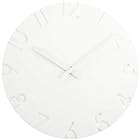 レムノス 掛け時計 アナログ カーヴド 白 CARVED Arabic 直径24㎝ NTL10-04A Lemnos ホワイト