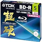 TDK データ用ブルーレイディスク 超硬シリーズ BD-R 25GB 1-6倍速 ホワイトワイドプリンタブル 5枚パック 5mmスリムケース BRD25HCPWC5A