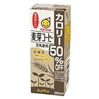 マルサンアイ　豆乳飲料　麦芽コーヒーカロリー50％オフ　200ml紙パック×24本 2ケース
