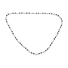 [Bling Jewelry] ラップ ロング ブラック ホワイト クリスタル淡水養殖パール ストランド ネックレス女性用 40 インチ