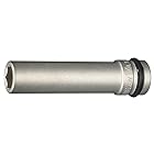 トネ(TONE) インパクト用超ロングソケット HP4NV-14L100 差込角12.7mm(1/2"") 二面幅14mm