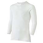 [ミドリ安全] 作業服 インナー 長袖 Tシャツ 男女兼用 ストレッチ 吸汗 速乾 FTC11W 上 ホワイト S