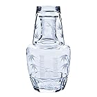 東洋佐々木ガラス 冠水瓶 650ml 竹切子 本体1 冠コップ1 日本製 60-75