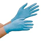 [ミドリ安全] ニトリル 手袋 作業用 ニトリルゴム フィット 伸縮 ベルテ780N 薄手 粉なし ブルー SS 100枚