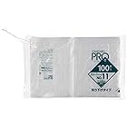 日本サニパック ポリ袋 保存袋 規格袋 ひも付き吊り下げ 11号 透明 100枚入 ごみ袋 L11H