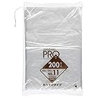 日本サニパック ポリ袋 保存袋 規格袋 吊り下げ スタンダードPRO 半透明 200枚入 ごみ袋 NO.11