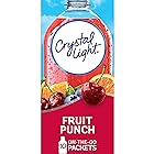 Crystal Light On The Go Drink Mix, Fruit Punch フルーツパンチ 10パケット [海外直送品]