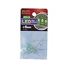 エルパ (ELPA) LED 電球 LED電球 照明 φ5mm グリーン 5個 HK-LED5H(G)