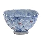BLOOM(ブルーム) bloom 美濃焼 やよい花 茶碗(ブルー) 15011
