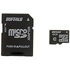 バッファロー BUFFALO Class10 microSDHCカード SD変換アダプター 16GB RMSD-16GC10AB