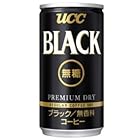 UCC BLACK ブラック無糖コーヒー 缶185g×30本入【×2ケース：合計60本入】