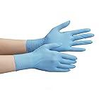 [ミドリ安全] ニトリル 手袋 作業用 ニトリルゴム フィット 伸縮 ベルテ710N 薄手 粉なし ブルー L 100枚入