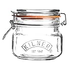 KILNER(キルナー) スクエアクリップトップジャー 0.5L 0025510 クリア