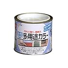 アサヒペン 塗料 ペンキ 水性多用途カラー 1/5L ティントベージュ 水性 多用途 ツヤあり 1回塗り 高耐久 汚れに強い 無臭 防カビ サビドメ剤配合 シックハウス対策品 日本製