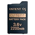OSTENT PSP1000 シーリズ 対応 バッテリーパック PSP-280 交換用[PSE認証済] 2200mAh 3.6v 大容量 リチウムイオンバッテリー
