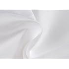 R.T. Home - エジプト高級超長綿ホテル品質クイーンロング サイズ210x210 掛け布団カバー 500スレッドカウント サテン織り ホワイト(白) 210*210CM