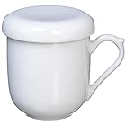 セレック (CELEC) 「 ティーメイト 」 マグカップ(茶こし付) クールホワイト 3800015