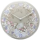 Moomin timepieces (ムーミンタイムピーシーズ) ムーミン Wall Clock Moomin Picking Flowers MTP030009