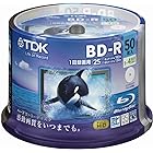 TDK 録画用ブルーレイディスク ハードコート仕様 BD-R 25GB 1-4倍速 ホワイトワイドプリンタブル 50枚スピンドル GBRV-25PWB50PF